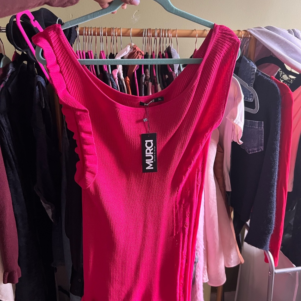 Murci Fuchsia Mini Dress